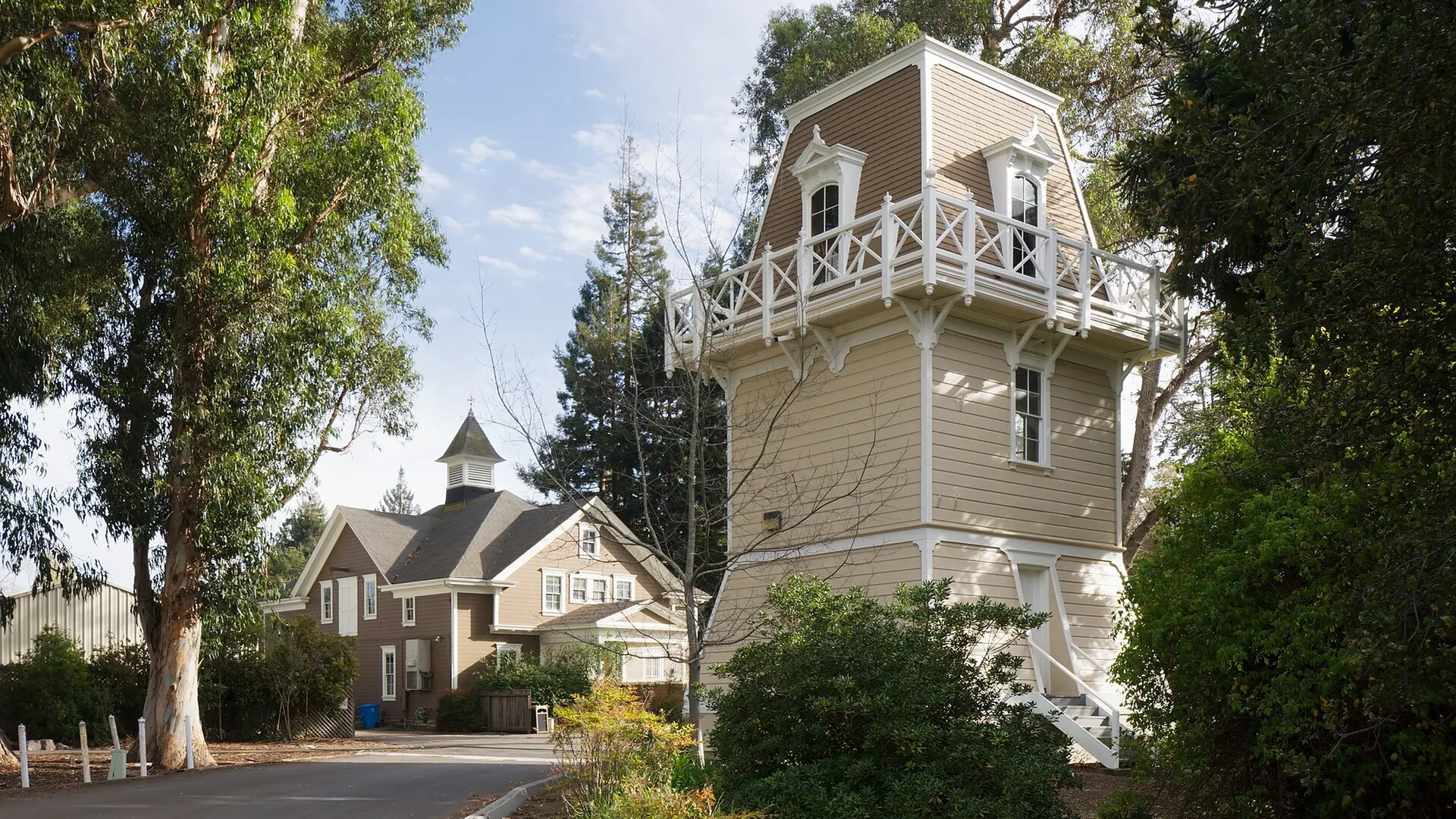 Holbrook-Palmer Park water tower in Atherton