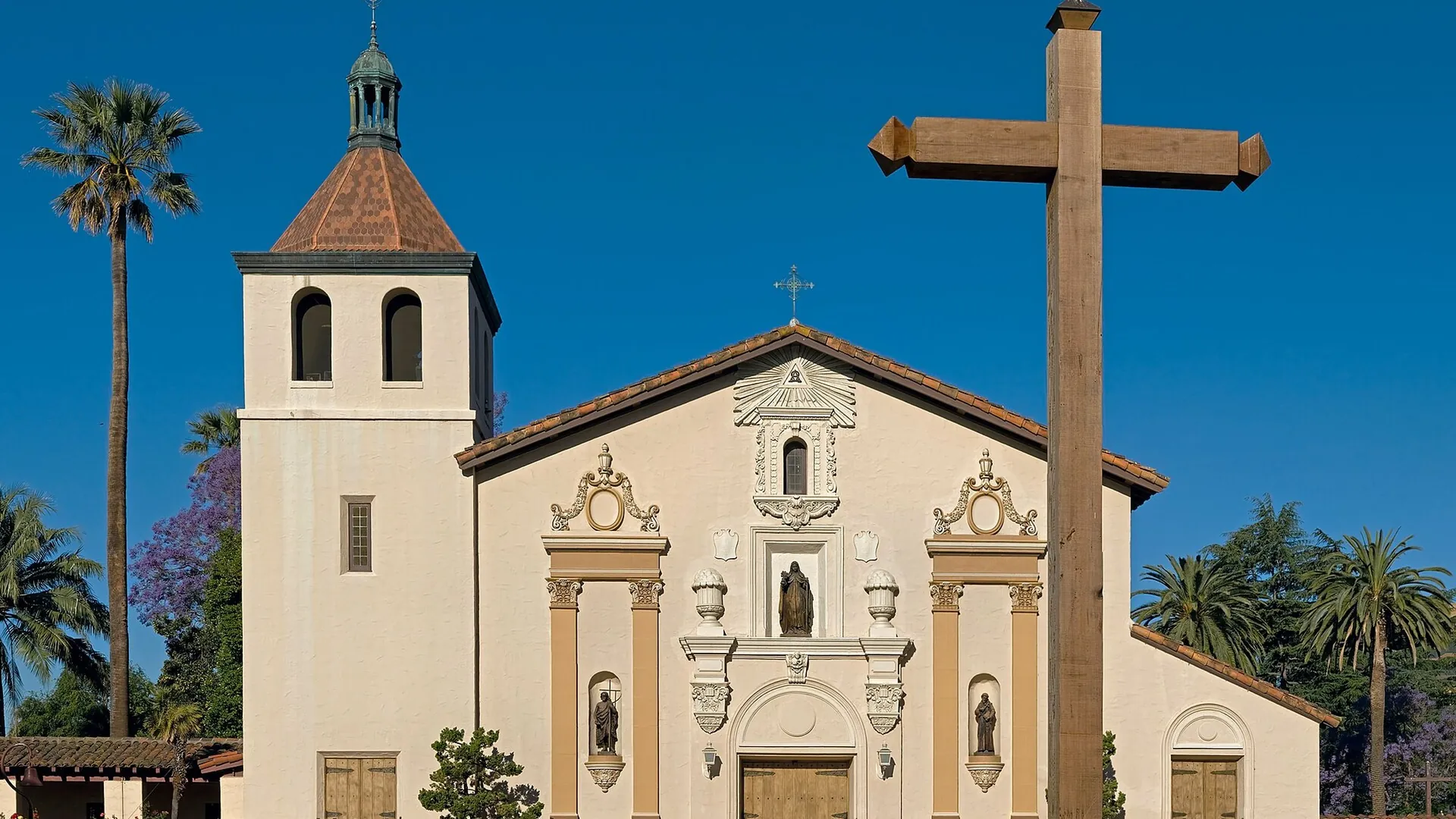 Mission Santa Clara de Asis on the Santa Clara University campus